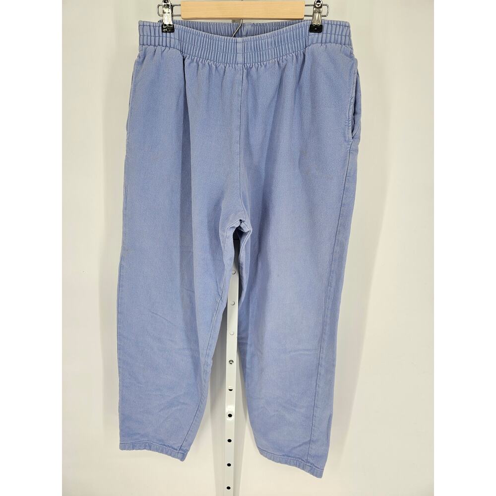 VTG By Taylor Women's Purple Ultrahigh Rise Elastic Waist Pockets Pant Size XL